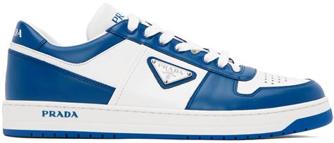 prada sneakers baby blue|navy blue prada sneakers.